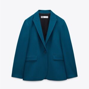 Zara Teal Blazer